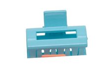 Spinka klamra plastikowa prostokątna średnia jasny niebieski 4cm