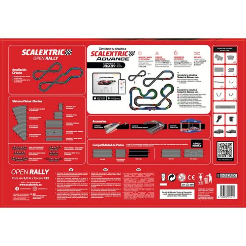 tor wyścigowy Scalextric Open Rally 233 x 77 cm na Arena.pl