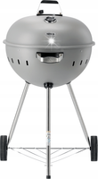 GRILL OGRODOWY WĘGLOWY OKRĄGŁY Z POKRYWĄ RUSZT XXL KÓŁKA POKRYWA 54CM YATO
