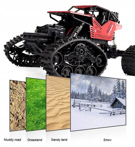 SAMOCHÓD ZDALNIE STEROWANY CRAWLER RC 4x4 AUTO 2w1 na Arena.pl