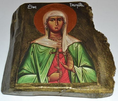 Ikona święta Danuta Dana Danae patronka kobiet, które są pracowite na Arena.pl