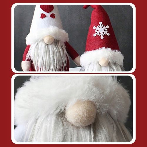 SKRZATY POD CHOINKĘ ŚWIĄTECZNE KRASNALE GNOMY OZDOBA NA ŚWIĘTA 2SZT KOMPLET na Arena.pl