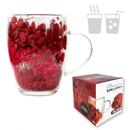 szklanka termiczna z kwiatami w środku 300ml 1szt szk192 na Arena.pl