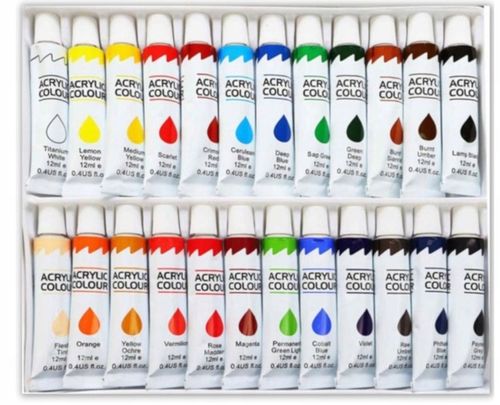 ZESTAW ARTYSTYCZNY MALARSKI DO MALOWANIA DLA DZIECI ZE SZTALUGĄ FARBY na Arena.pl