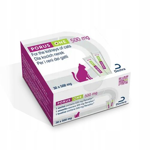 Dechra Porus One dla kota na nerki 30x500 mg na Arena.pl