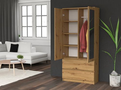 Szafa Malwa SS-90L DĄB ARTISAN na Arena.pl