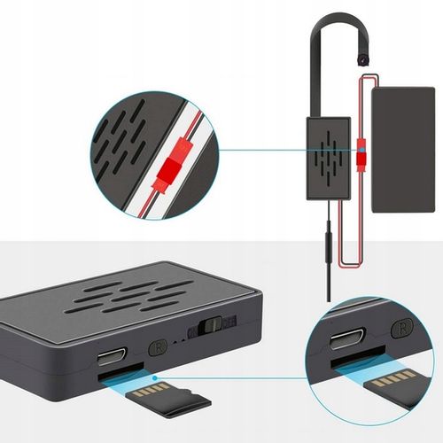 MINI KAMERA SZPIEGOWSKA ELASTYCZNA WIFI JAK GUZIK APLIKACJA DETEKCJA RUCHU na Arena.pl