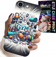 ETUI DO IPHONE 7 / 8 / SE2 - SIŁOWNIA GYM FITNESS SPORT CASE + SZKŁO