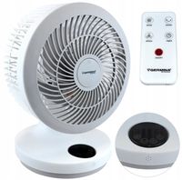 MOCNY Wentylator stołowy 50W PREMIUM Z PILOTEM