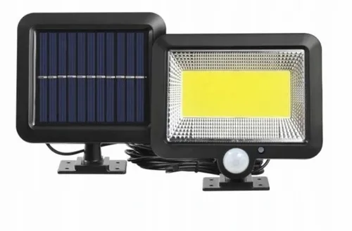 Halogen LAMPA SOLARNA Z CZUJNIKIEM RUCH I ZMIERZCHU 100 LED mocna na Arena.pl