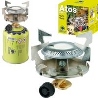 kuchenka turystyczna na gaz na kartusze gazowe z gwintem 7/16" atos 1.8kw