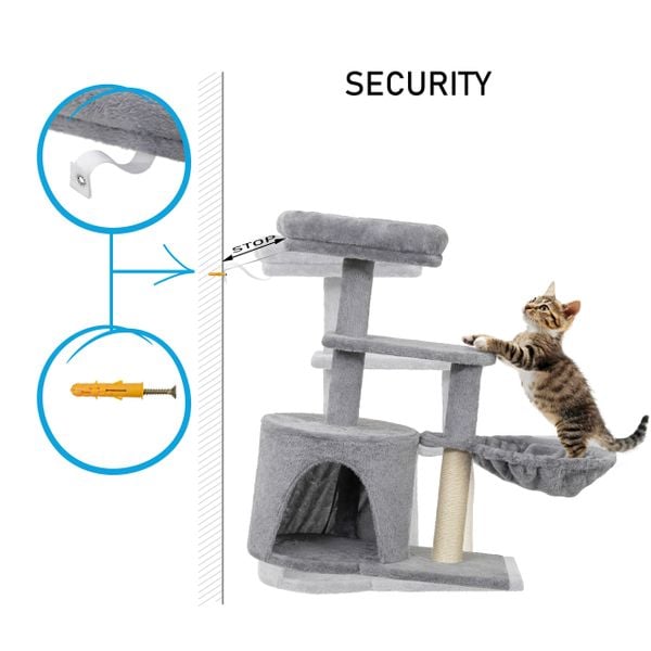 DRAPAK DLA KOTA WIELOPOZIOMOWY 52x32x69 cm PIOPIELATY zdjęcie 2