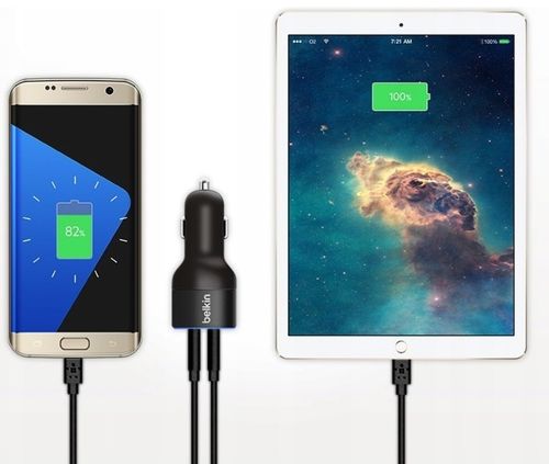 BELKIN ŁADOWARKA SAMOCHODOWA 2XUSB + KABEL TYP C na Arena.pl