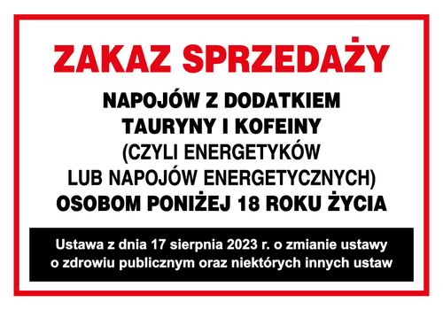 Zakaz Sprzedaży Napojów Z Dodatkiem Tauryny na Arena.pl