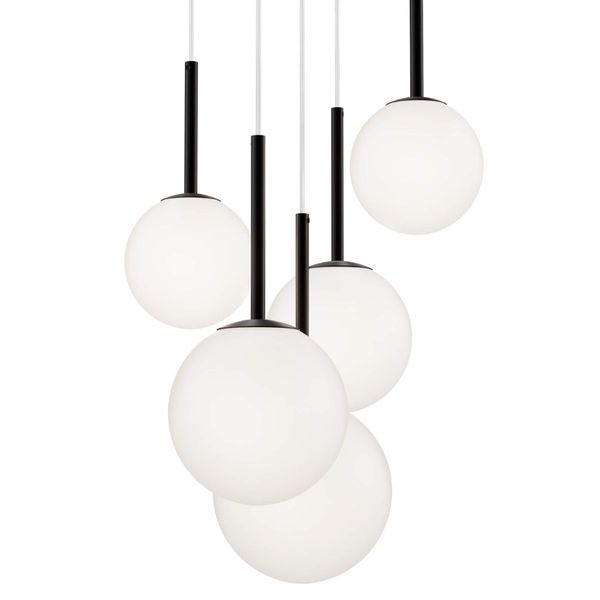 Nowoczesna wisząca lampa Basic Form MOD321PL-05B balls czarne zdjęcie 2