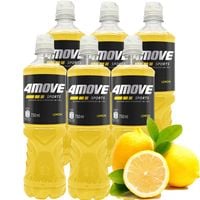 4Move Napój izotoniczny niegazowany o smaku cytrynowym 750 ml x 6 sztuk