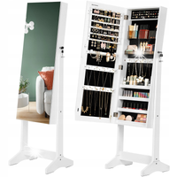 LUSTRO STOJĄCE NA BIŻUTERIĘ BIAŁE GLAMOUR 152 cm