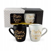 Zestaw kubków Pan Domu Pani Domu KUBKI NA PREZENT ślub wesele komplet