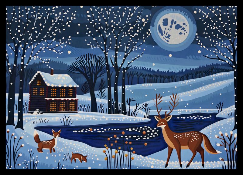 Plakat 42x29,7cm Przyszła Zima zdjęcie 2