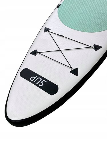 WYPORNA DESKA SUP POMPOWANA PADDLEBOARD WIOSŁO AKCESORIA ZESTAW 320cm 150kg na Arena.pl