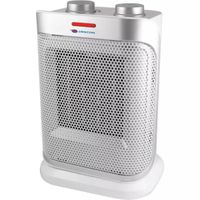 TERMOWENTYLATOR CERAMICZNY Z OSCYLACJĄ BIAŁO-SREBRNY DESCON DA-T184CS 1500W