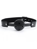black breathable ball gag
