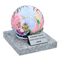 Urna na prochy dla dziecka z motywem wróżki Ręcznie malowana