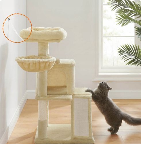 Drapak dla Kota Legowisko Domek Słupek z Zabawkami na Arena.pl