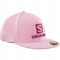 Czapki z daszkiem Salomon CAP LOGO CAP FLEXFIT LILAC SACHET