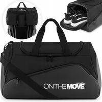 Torba sportowa duża turystyczna męska na ramie czarna 39L ZAGATTO