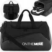 Torba sportowa duża turystyczna męska na ramie czarna 39L ZAGATTO