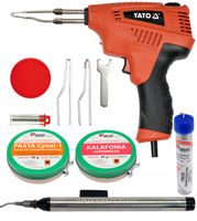 YATO LUTOWNICA TRANSFORMATOROWA 200W + ZESTAW AKCESORIÓW LUTOWNICZYCH