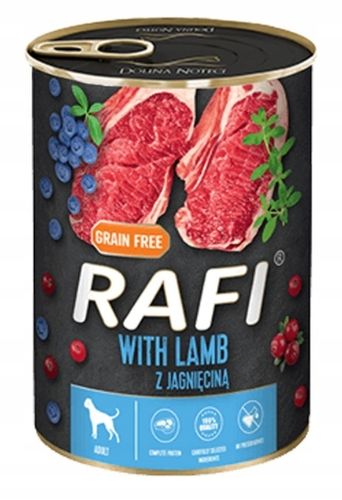 Karma mokra dla psa RAFI I WAFI mix smaków 24 x 400g na Arena.pl