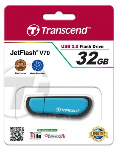 Transcend JETFLASH V70 32GB USB2 SHOCK/WATER PROOF na Arena.pl