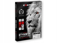 Etykiety samoprzylepne Emerson 100A4 Wykrojniki!