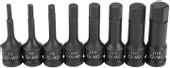 KLUCZE UDAROWE HEX IMBUS 5-19MM 8 szt 1/2" ZESTAW H5-H19 NASADOWE CRMO