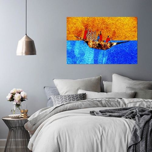 Obraz na płótnie - Canvas, Na łodzi 40x30 na Arena.pl