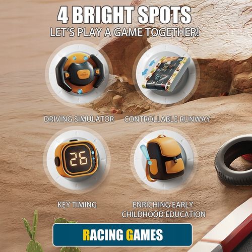 WYŚCIGI GRA KIEROWNICA INTERAKTYWNA MÓWIĄCA PL SYMULATOR JAZDY Chronometraż na Arena.pl