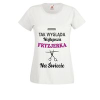 KOSZULKA T-shirt prezent NAJLEPSZA FRYZJERKA
