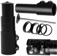 PRZEDŁUŻKA WSPORNIKA KIEROWNICY ADAPTER A-HEAD DO ROWERU PRZEDŁUŻACZ CZARNY