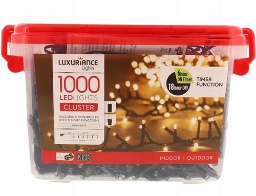 Lampki Świąteczne Zewnętrzne Na zewnątrz 1000 lampek 19,9 m SOLIDNE MOCNE na Arena.pl