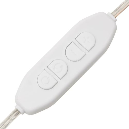 Toaletka z LED, 95x50x133,5 cm, lite drewno sosnowe na Arena.pl