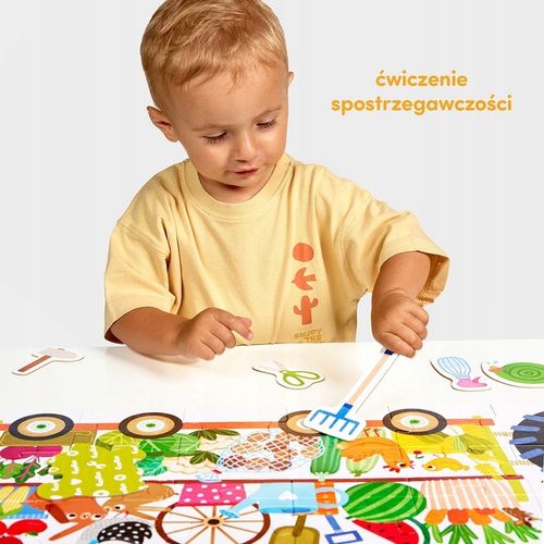 CzuCzu Moto Puzzle Traktor Układanka Duże 24 elementy 2+ 93211 na Arena.pl