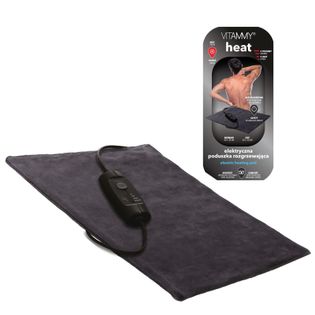 VITAMMY Heat Grey Black Elektryczna poduszka rozgrzewająca