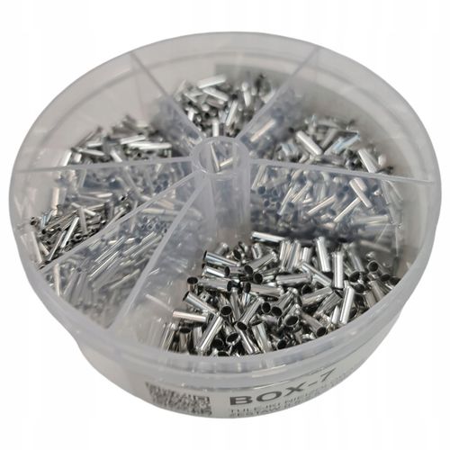 TULEJKA NIEIZOLOWANA TULEJKI NIEIZOLOWANE ZESTAW BOX-7 0,5-2,5mm2 1700 na Arena.pl