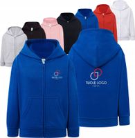 BLUZA dziecięca unisex z kapturem HAFT LOGO NAPIS GRAFIKA reklamowa 5 szt