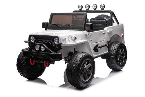 Auto Na Akumulator JH-102 Białe 4x4 na Arena.pl