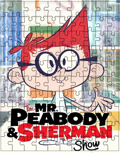 Puzzle Pan Peabody i Sherman zdjęcie 1