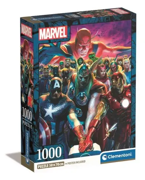 Clementoni Puzzle 1000el Avengers Marvel 39915 zdjęcie 1