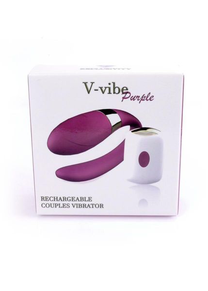 Stymulator-V-Vibe Purple USB 7 Function / Remote Control zdjęcie 8